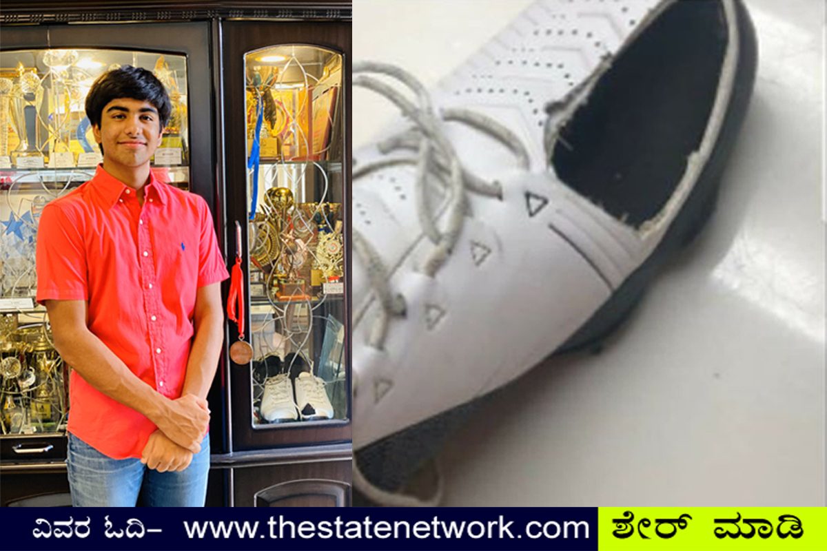 ಹರಿದ ಬೂಟು ಮಾರಿ 3.30 ಲಕ್ಷ ರೂ. ದೇಶಕ್ಕೆ ಅರ್ಪಿಸಿದ 15 ವರ್ಷದ ಗಾಲ್ಫ್ ಆಟಗಾರ