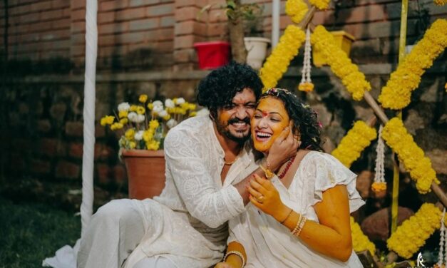 ಸ್ಯಾಂಡಲ್ ವುಡ್ ಕ್ಯೂಡ್ ಜೋಡಿ ಸಿಂಹಪ್ರಿಯ ಅರಿಶಿನ ಶಾಸ್ತ್ರದ ಫೋಟೋಸ್